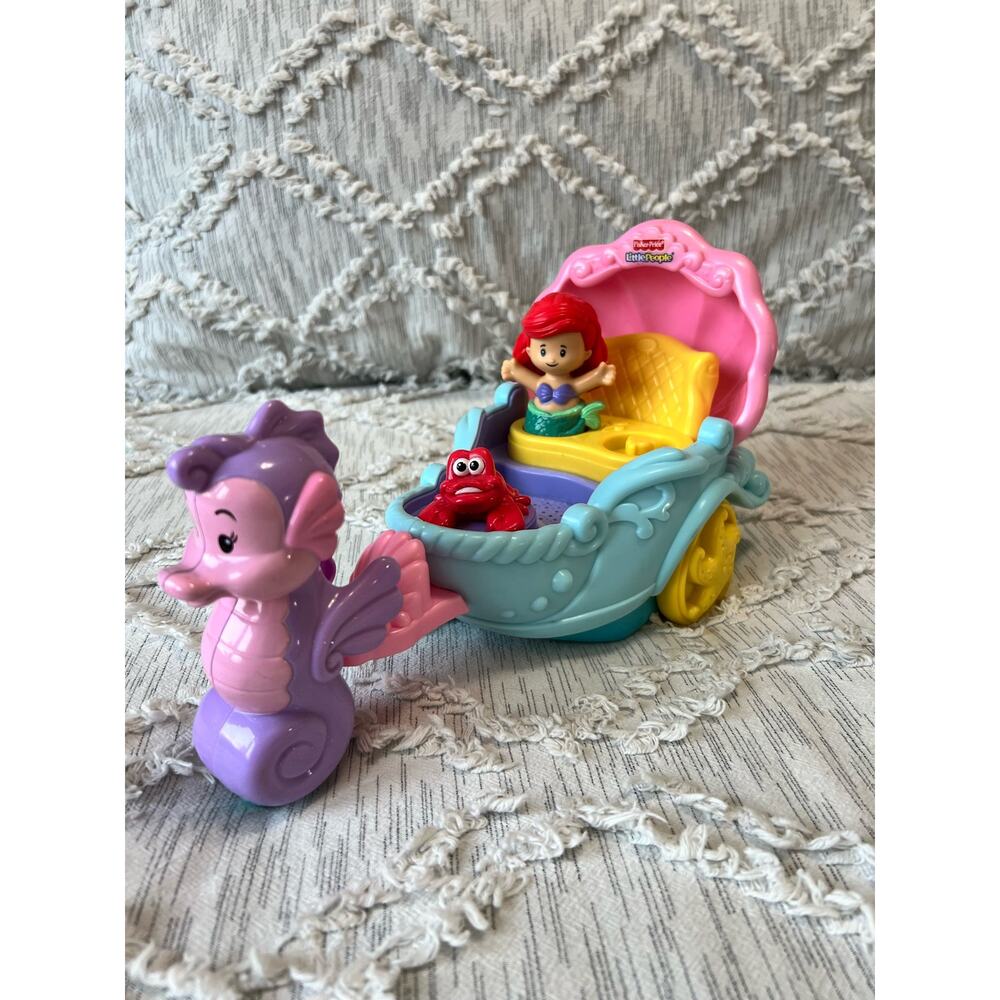 Fisher-Price Little People Princess Ariel Coach Sound Songs 2012 Ariel 2022
